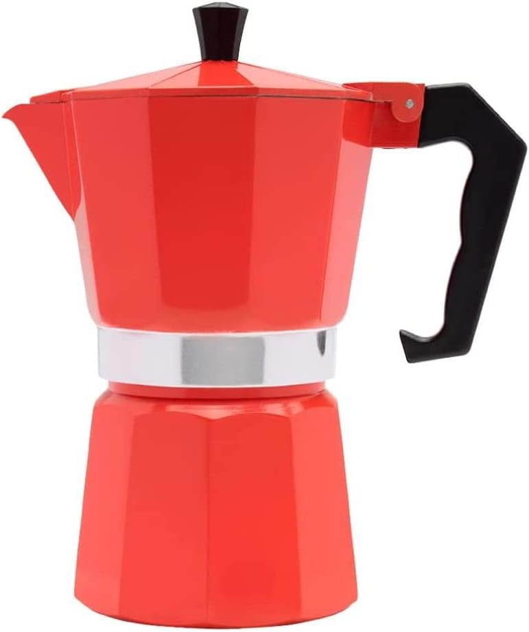 cafeteira italiana moka 6 xicaras wellmix vermelha