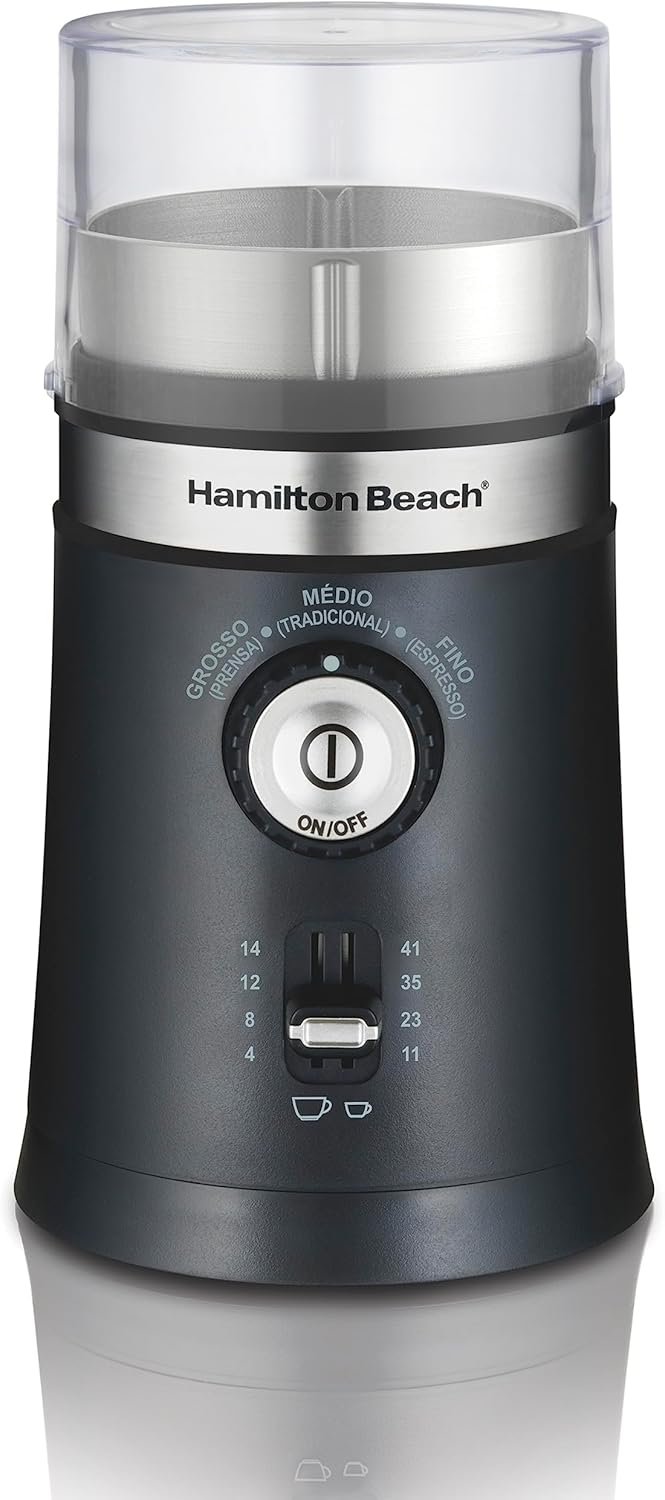 moedor de cafe com controle de moagem